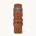 LEATHER STRAP BROWN CLASSIC - Blau matt - - Detomaso Watches