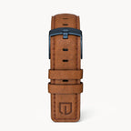 LEATHER STRAP BROWN CLASSIC - Dunkelblau matt geb - - Detomaso Watches