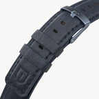 LEATHER STRAP BLUE CLASSIC - Blau matt - - Detomaso Watches