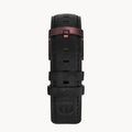 LEATHER STRAP BLACK CLASSIC - Burgundy matt gebür - - Detomaso Watches