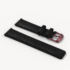 LEATHER STRAP BLACK CLASSIC - Burgundy matt gebür - - Detomaso Watches