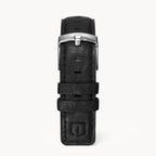 LEATHER STRAP BLACK CLASSIC - Silber glänzend - - Detomaso Watches