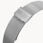 MILANESE STRAP SILVER SANDBLASTED - Silber matt - - Detomaso Watches