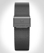 MILANESE STRAP GRAY SANDBLASTED - Grau matt - - Detomaso Watches