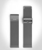 MILANESE STRAP GRAY SANDBLASTED - Grau matt - - Detomaso Watches