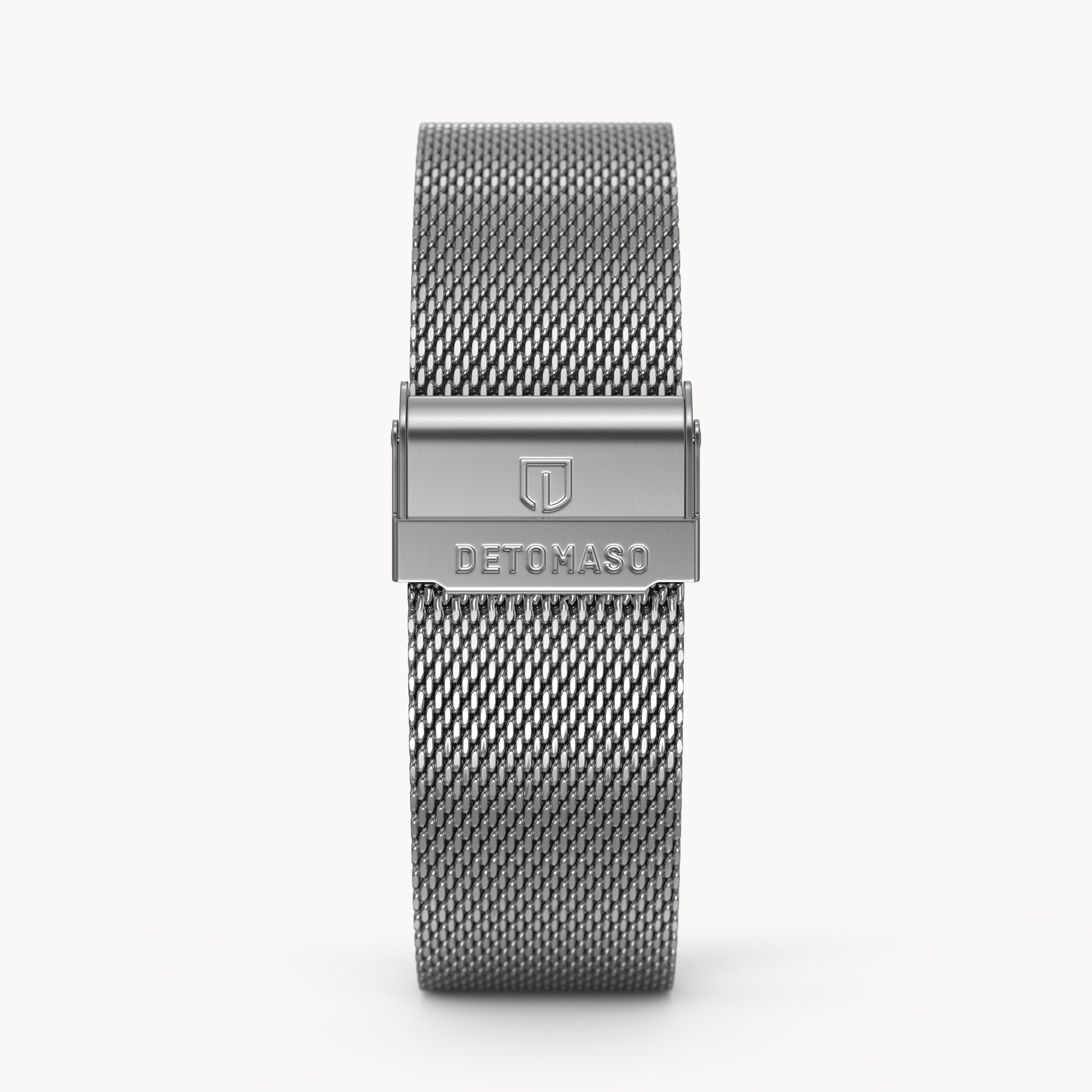 MILANESE STRAP SILVER BRUSHED - Silber matt gebür - - Detomaso Watches