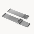 MILANESE STRAP SILVER BRUSHED - Silber matt gebür - - Detomaso Watches