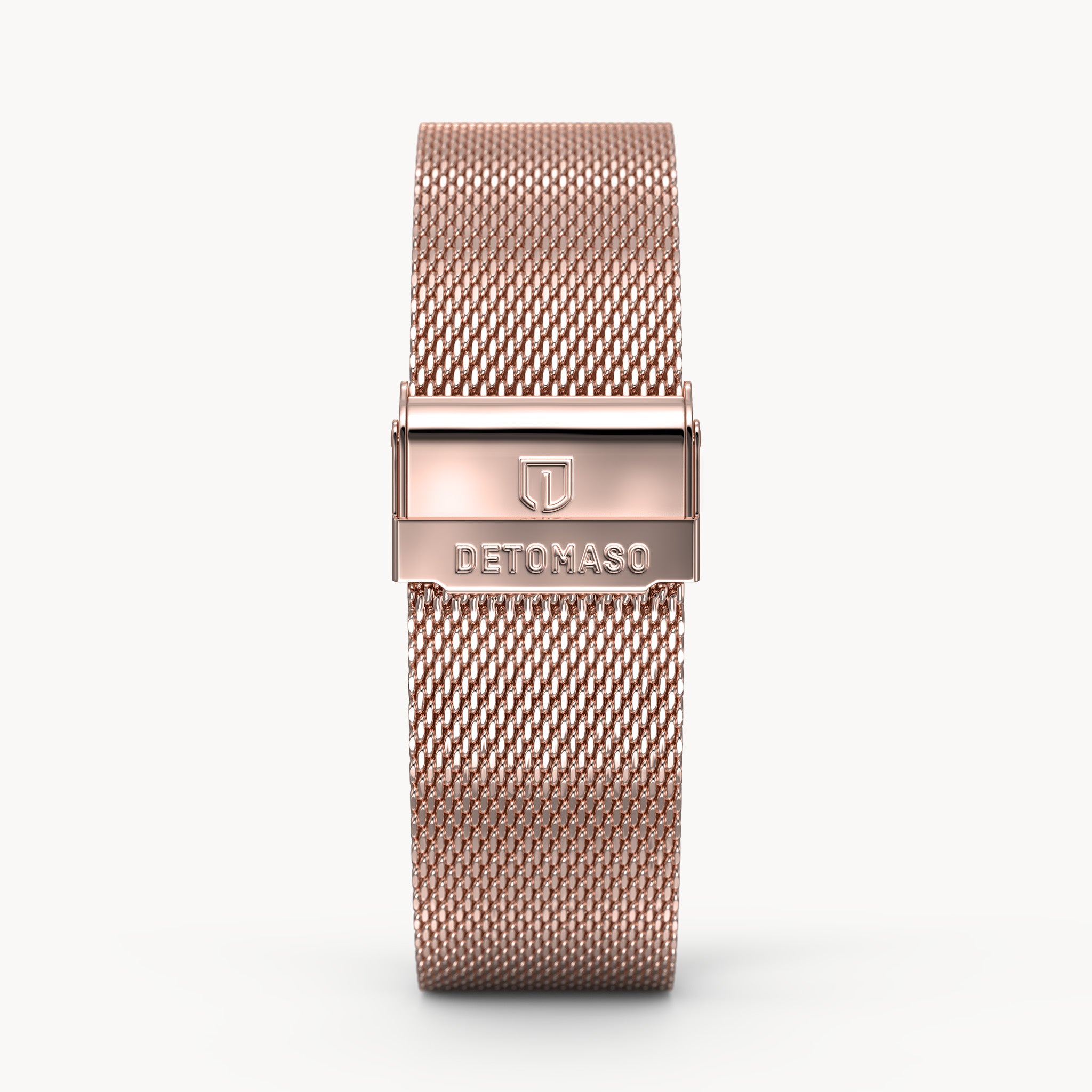 MILANESE STRAP ROSEGOLD POLISHED - Rosegold glänz - - Detomaso Watches
