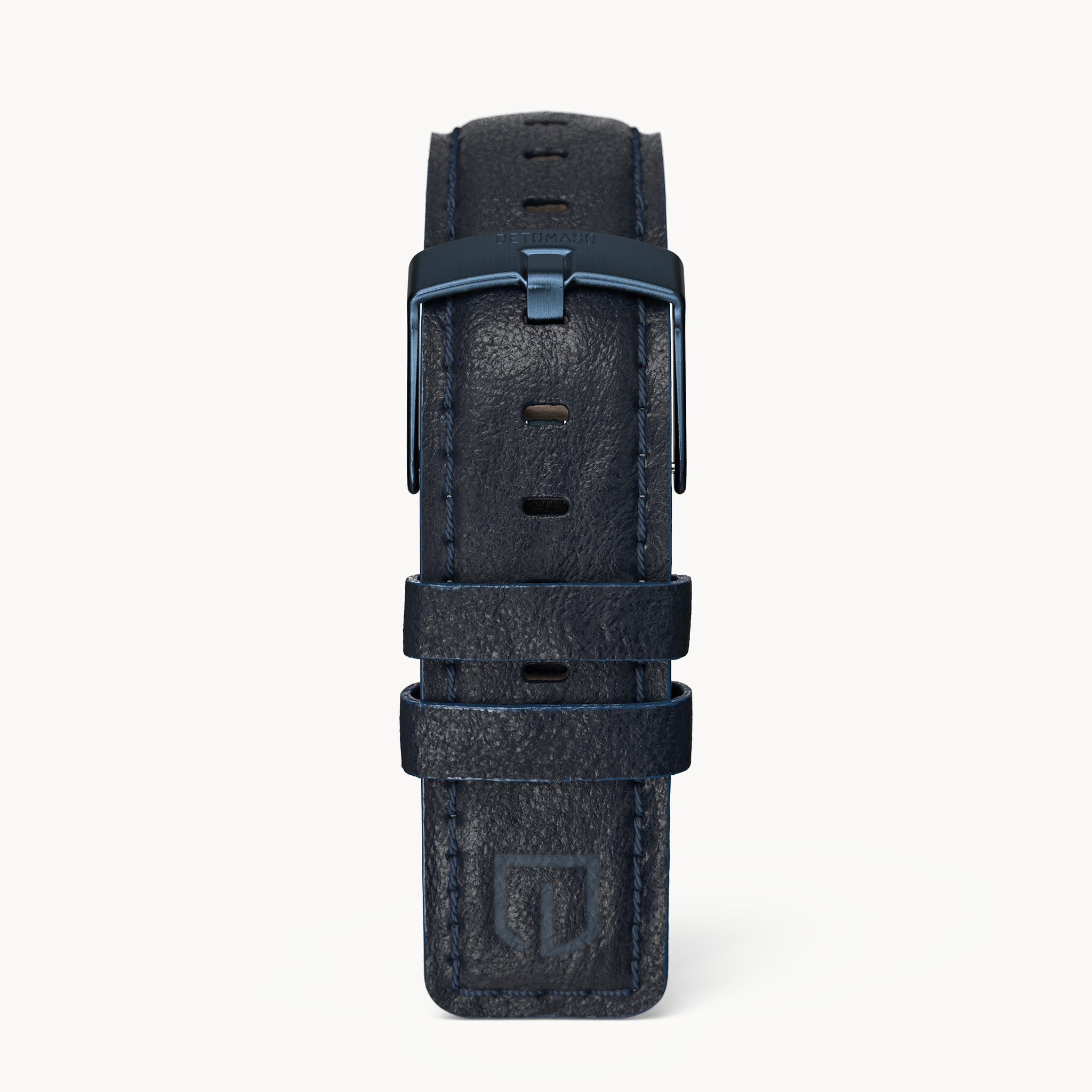 LEATHER STRAP DARK BLUE CLASSIC - Dunkelblau matt - - Detomaso Watches