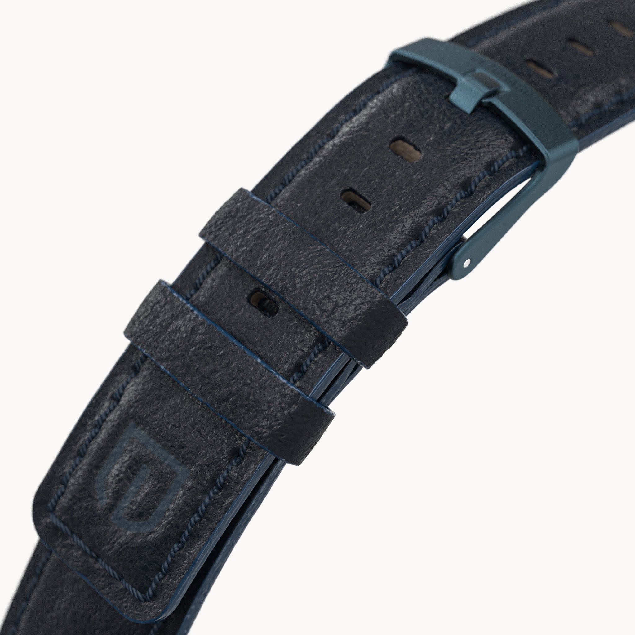 LEATHER STRAP DARK BLUE CLASSIC - Dunkelblau matt - - Detomaso Watches