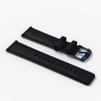 LEATHER STRAP DARK BLUE CLASSIC - Blau glänzend - - Detomaso Watches