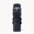 LEATHER STRAP BRIGHT BLUE ECRU - Blau matt - - Detomaso Watches