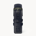LEATHER STRAP BRIGHT BLUE ECRU - Olivgrün matt ge - - Detomaso Watches