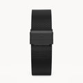 MILANESE STRAP BLACK BRUSHED - Schwarz matt gebür - - Detomaso Watches