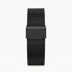 MILANESE STRAP BLACK BRUSHED - Schwarz matt gebür - - Detomaso Watches