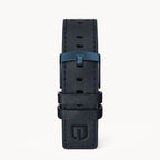 LEATHER STRAP RACING BLUE - Dunkelblau matt gebür - - Detomaso Watches