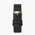 LEATHER STRAP RACING BLACK - Gold glänzend - - Detomaso Watches