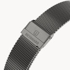 MILANESE STRAP GRAY BRUSHED - Grau matt gebürstet - - Detomaso Watches