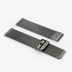 MILANESE STRAP GRAY BRUSHED - Grau matt gebürstet - - Detomaso Watches