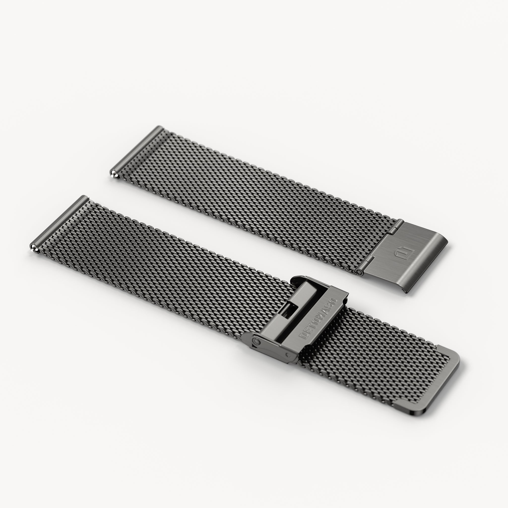MILANESE STRAP GRAY BRUSHED - Grau matt gebürstet - - Detomaso Watches