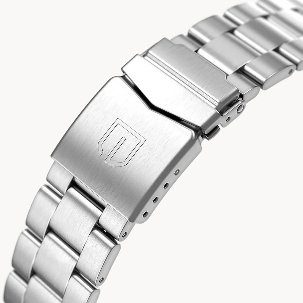 STAINLESS STEEL BRACELET SILVER BRUSHED - Silber - - Detomaso Watches