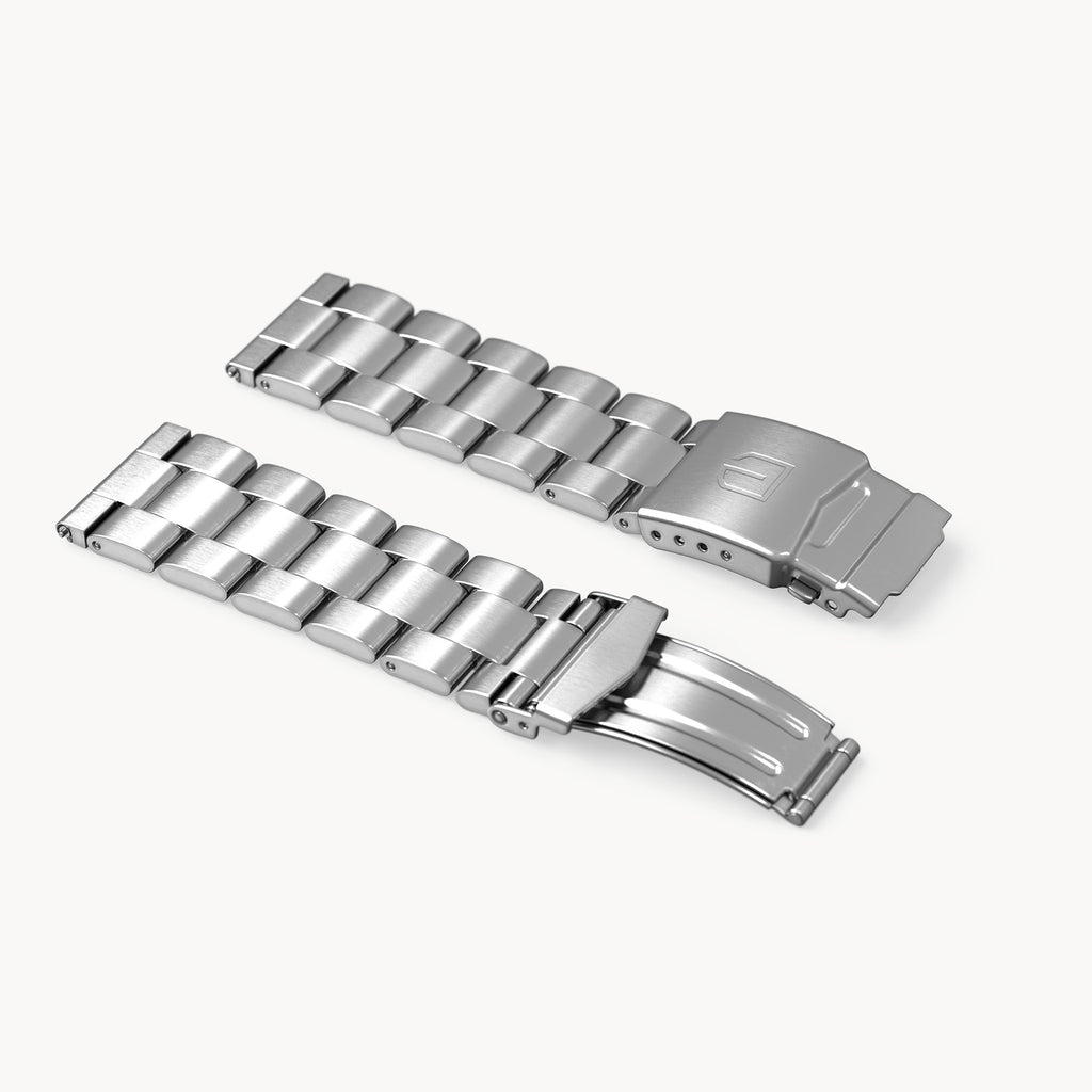 STAINLESS STEEL BRACELET SILVER BRUSHED - Silber - - Detomaso Watches