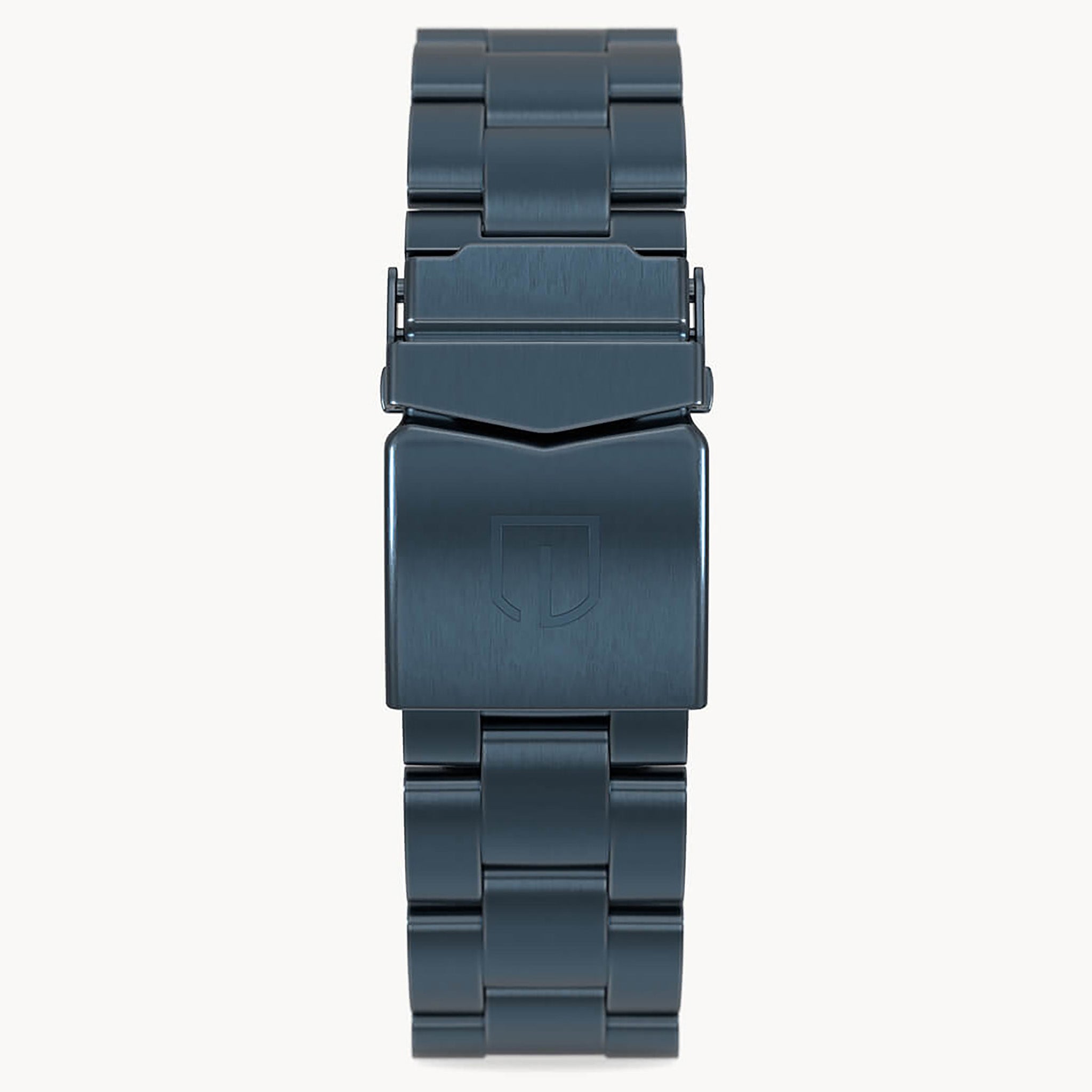 STAINLESS STEEL BRACELET DARK BLUE BRUSH - Dunkel - - Detomaso Watches