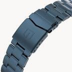 STAINLESS STEEL BRACELET DARK BLUE BRUSH - Dunkel - - Detomaso Watches