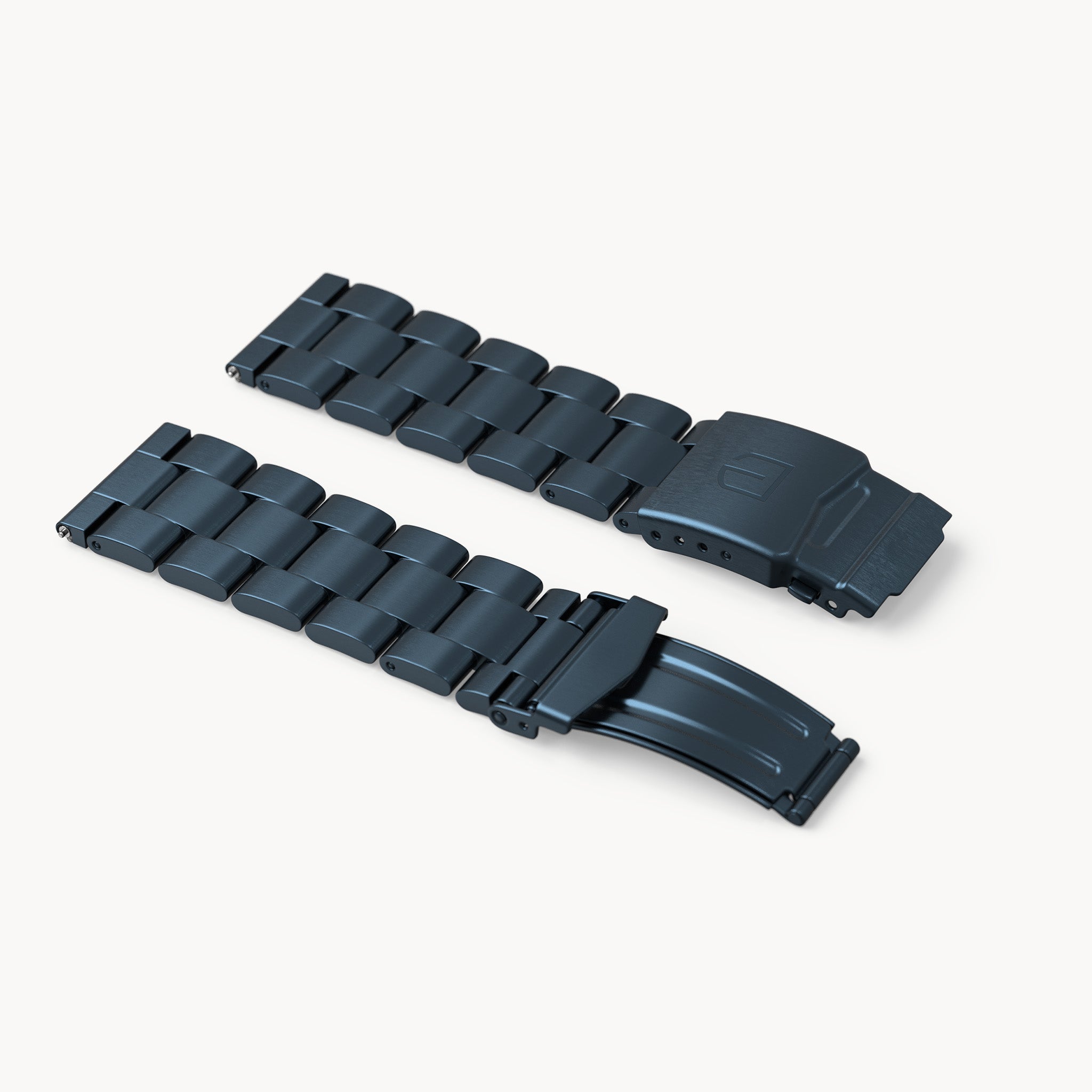 STAINLESS STEEL BRACELET DARK BLUE BRUSH - Dunkel - - Detomaso Watches