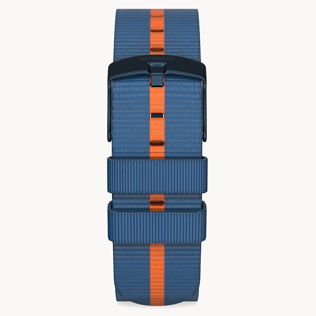 #TIDE OCEAN MATERIAL® STRAP BLUE / ORANG - Blau m - - Detomaso Watches