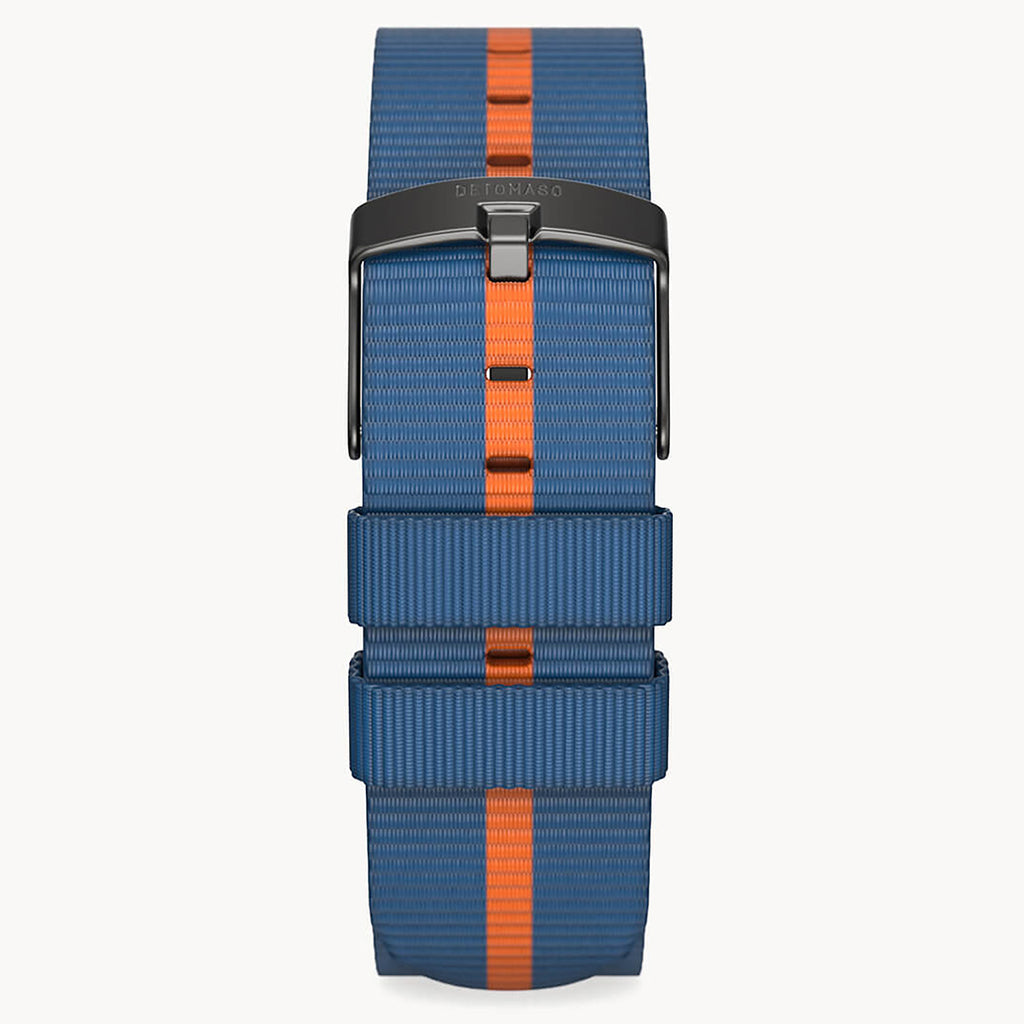 #TIDE OCEAN MATERIAL® STRAP BLUE / ORANG - Grau m - - Detomaso Watches