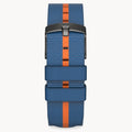 #TIDE OCEAN MATERIAL® STRAP BLUE / ORANG - Grau m - - Detomaso Watches