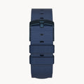 #TIDE OCEAN MATERIAL® STRAP DARK BLUE - Blau matt - - Detomaso Watches