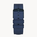 #TIDE OCEAN MATERIAL® STRAP DARK BLUE - Blau matt - - Detomaso Watches