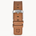 LEATHER STRAP ELBAMAT ST. VENERE AMBRA - Silber m - - Detomaso Watches