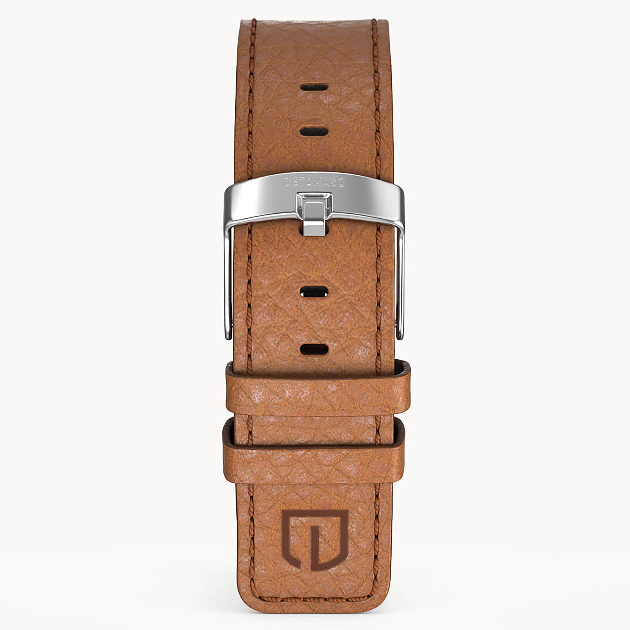 LEATHER STRAP ELBAMAT ST. VENERE AMBRA - Silber m - - Detomaso Watches
