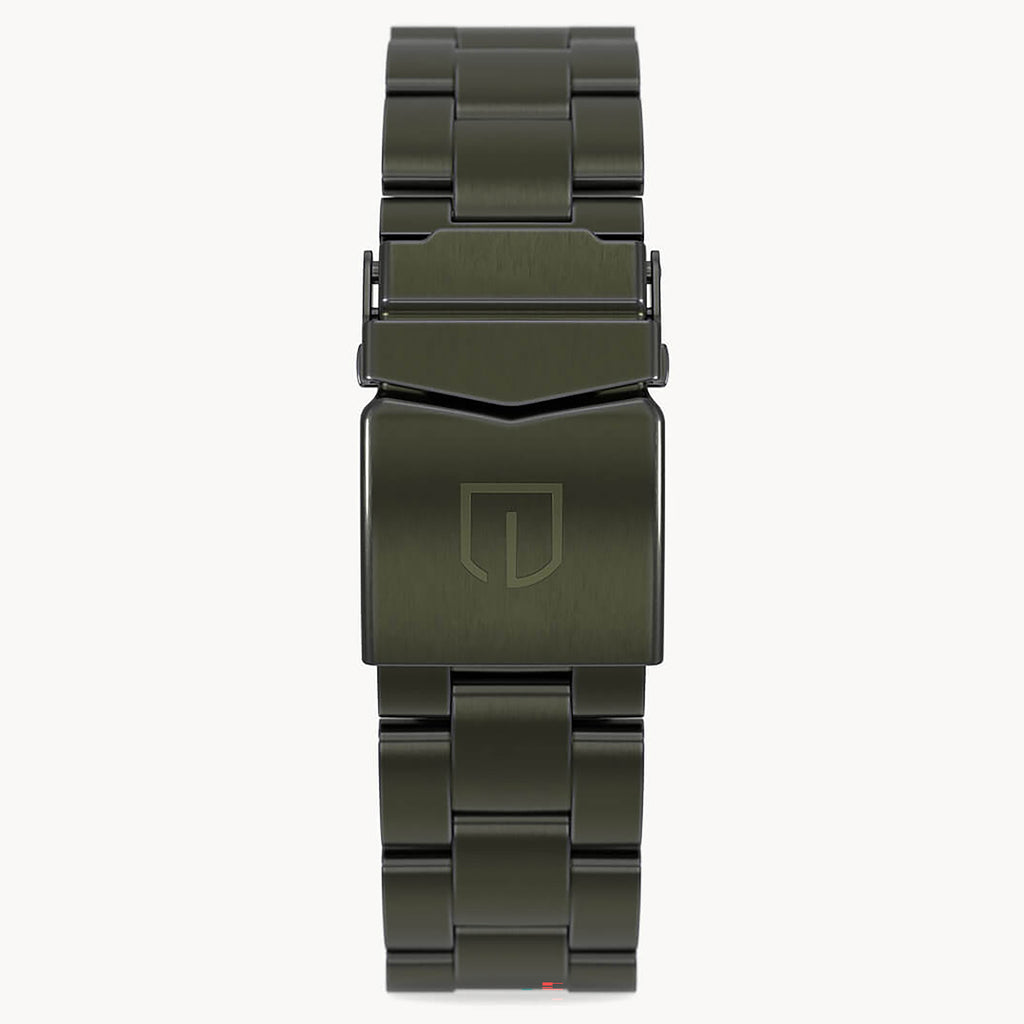STAINLESS STEEL BRACELET OLIVE BRUSHED - Olivgrün - - Detomaso Watches