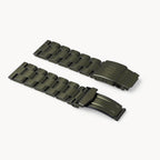 STAINLESS STEEL BRACELET OLIVE BRUSHED - Olivgrün - - Detomaso Watches