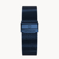 MILANESE STRAP BLUE POLISHED - Detomaso Watches