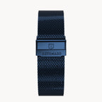 MILANESE STRAP BLUE POLISHED - Detomaso Watches