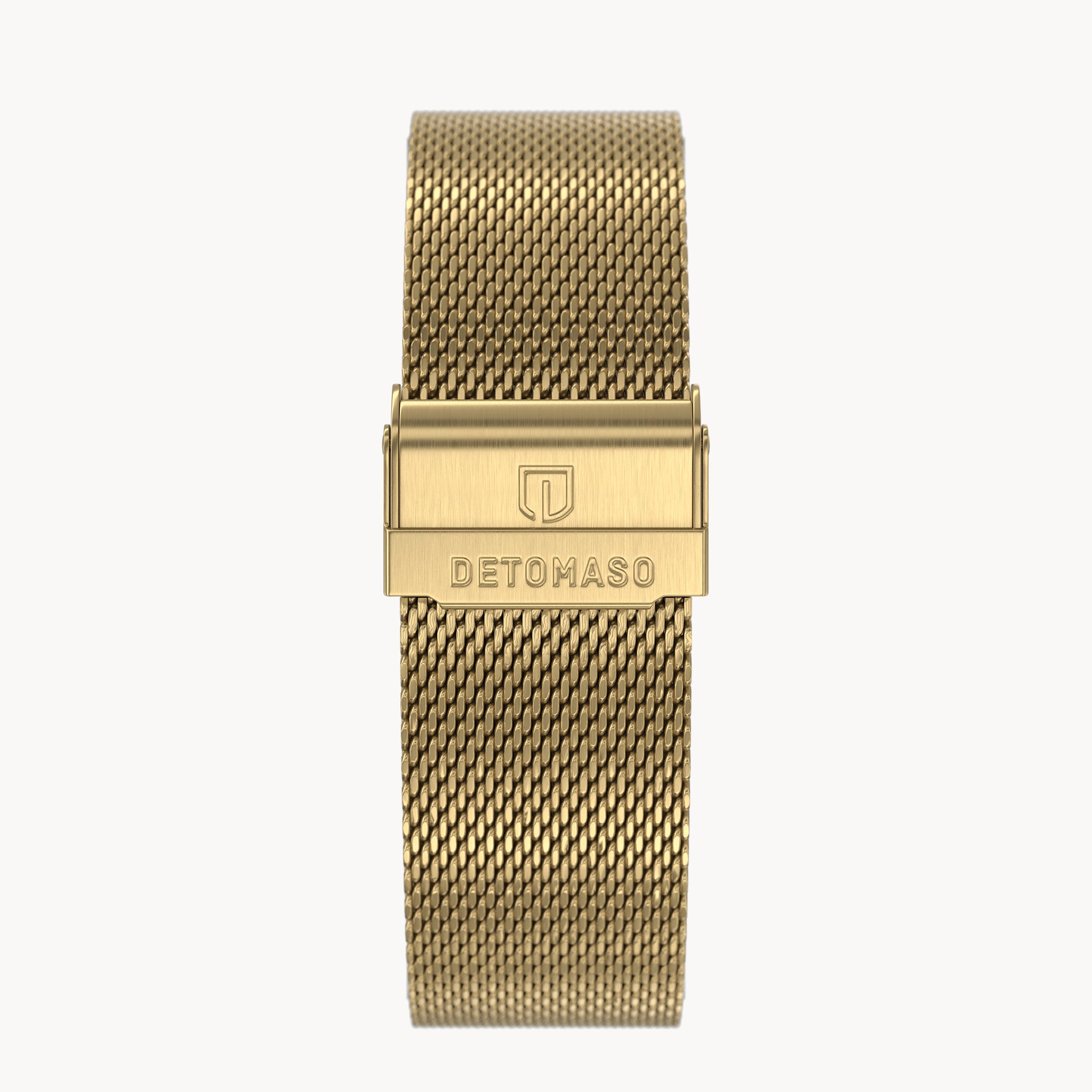 MILANESE STRAP GOLD BRUSHED - Gold matt gebürstet - - Detomaso Watches