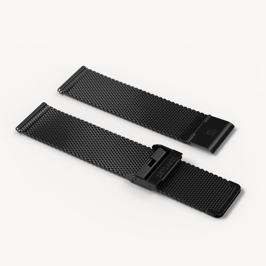 Milanese Strap – Black Polished