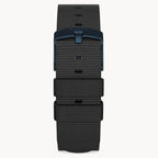 #TIDE OCEAN MATERIAL® STRAP BLACK - Blau matt geb - - Detomaso Watches