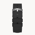 #TIDE OCEAN MATERIAL® STRAP BLACK - Silber matt g - - Detomaso Watches