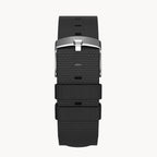 #TIDE OCEAN MATERIAL® STRAP BLACK - Silber matt g - - Detomaso Watches