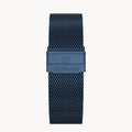 MILANESE STRAP BLUE SANDBLASTED - Detomaso Watches