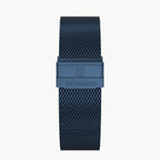 MILANESE STRAP BLUE SANDBLASTED - Detomaso Watches