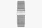 MILANESE STRAP SILVER BRUSHED 20MM - Silber matt - - Detomaso Watches
