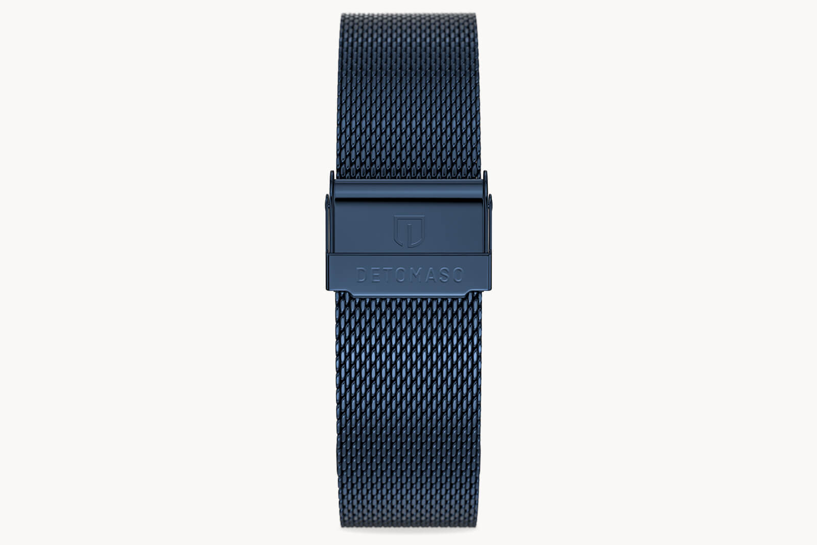 MILANESE STRAP BLUE POLISHED 20MM - Blau glänzend - - Detomaso Watches