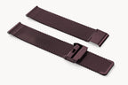 MILANESE STRAP BURGUNDY POLISHED 20MM - Burgundy - - Detomaso Watches